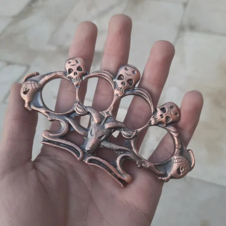 پنجه بوکس طرح کله رنگ مس قلم